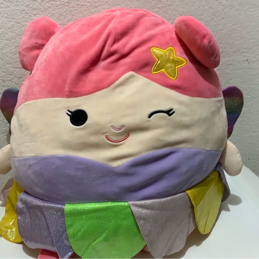 Squishmallow 17” NORA Fairy Butterfly Plush Stuffed Toy RARE NWOT
